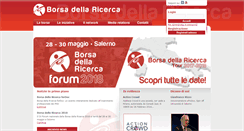 Desktop Screenshot of borsadellaricerca.it